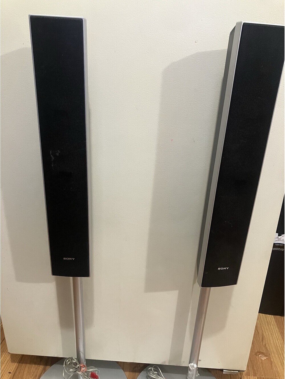2 SONY SS-TS73 Tower Speakers RIGHT & LEFT works great- With Stands